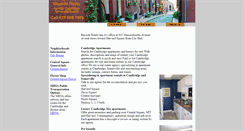 Desktop Screenshot of cambridgerentalapartments.com